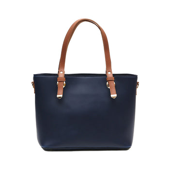 Vintage Large Tote Bag For Women-Blue