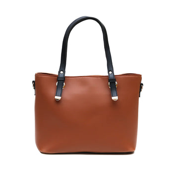 Vintage Large Tote Bag For Women-Brown