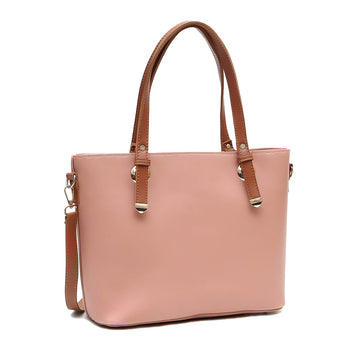 Vintage Large Tote Bag For Women-Pink