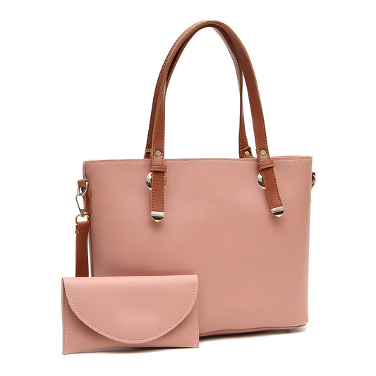 Vintage Large Tote Bag For Women-Pink
