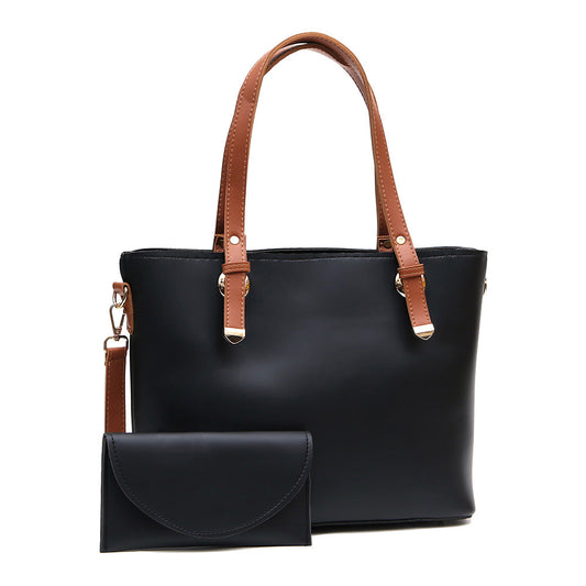Vintage Large Tote Bag For Women-Black