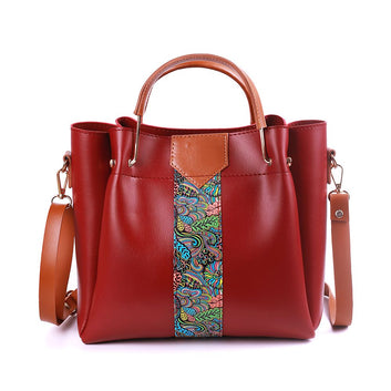 4 in 1 Piece Handbags For women-Maroon