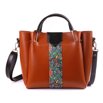 4 in 1 Piece Handbags For women-Brown