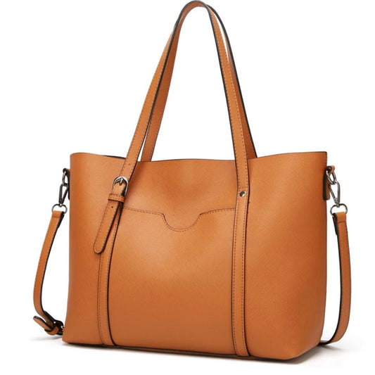 Retro Large Capacity Tote bag For women- Yellow