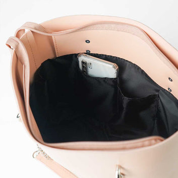 3 in 1 Alpha Tote Bag For Women-Pink