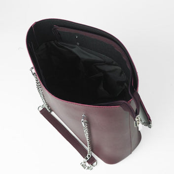 3 in 1 Alpha Tote Bag For Women-Maroon