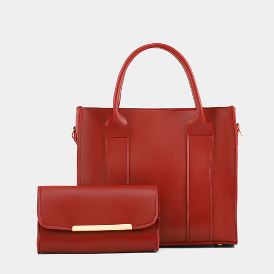 2 in 1 Piece Haven Shoulder Bag For women-Maroon