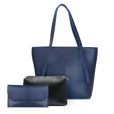 3 in 1 Glade Tote Bag For Women-Blue